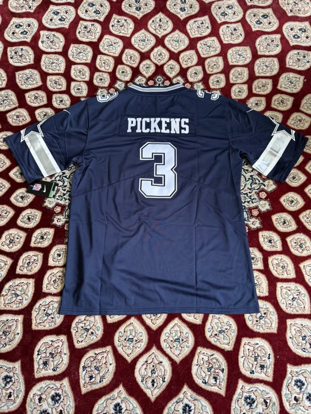 George Pickens Navy Vapor Stitched Jersey